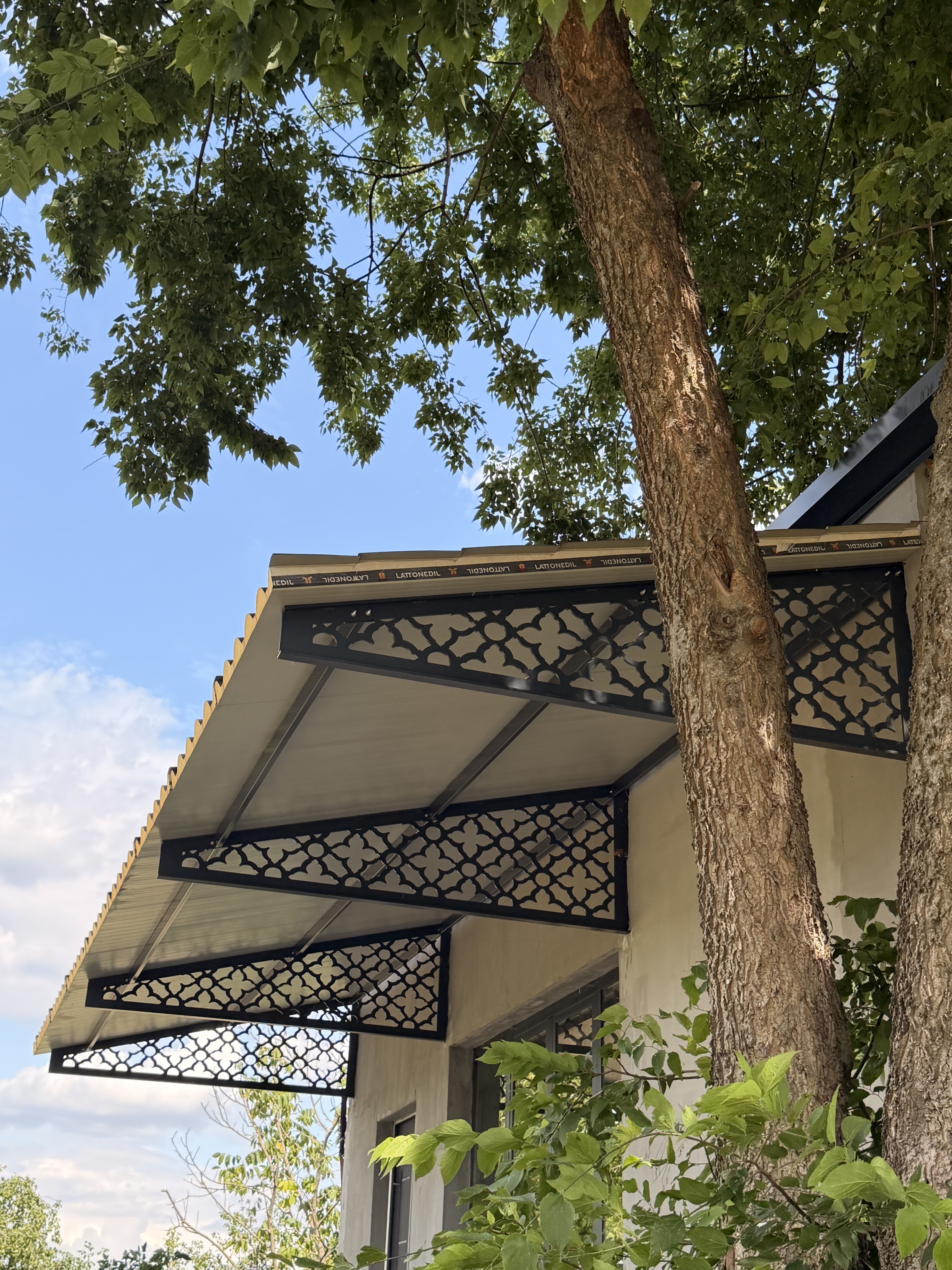 Decorative Steel Canopies
